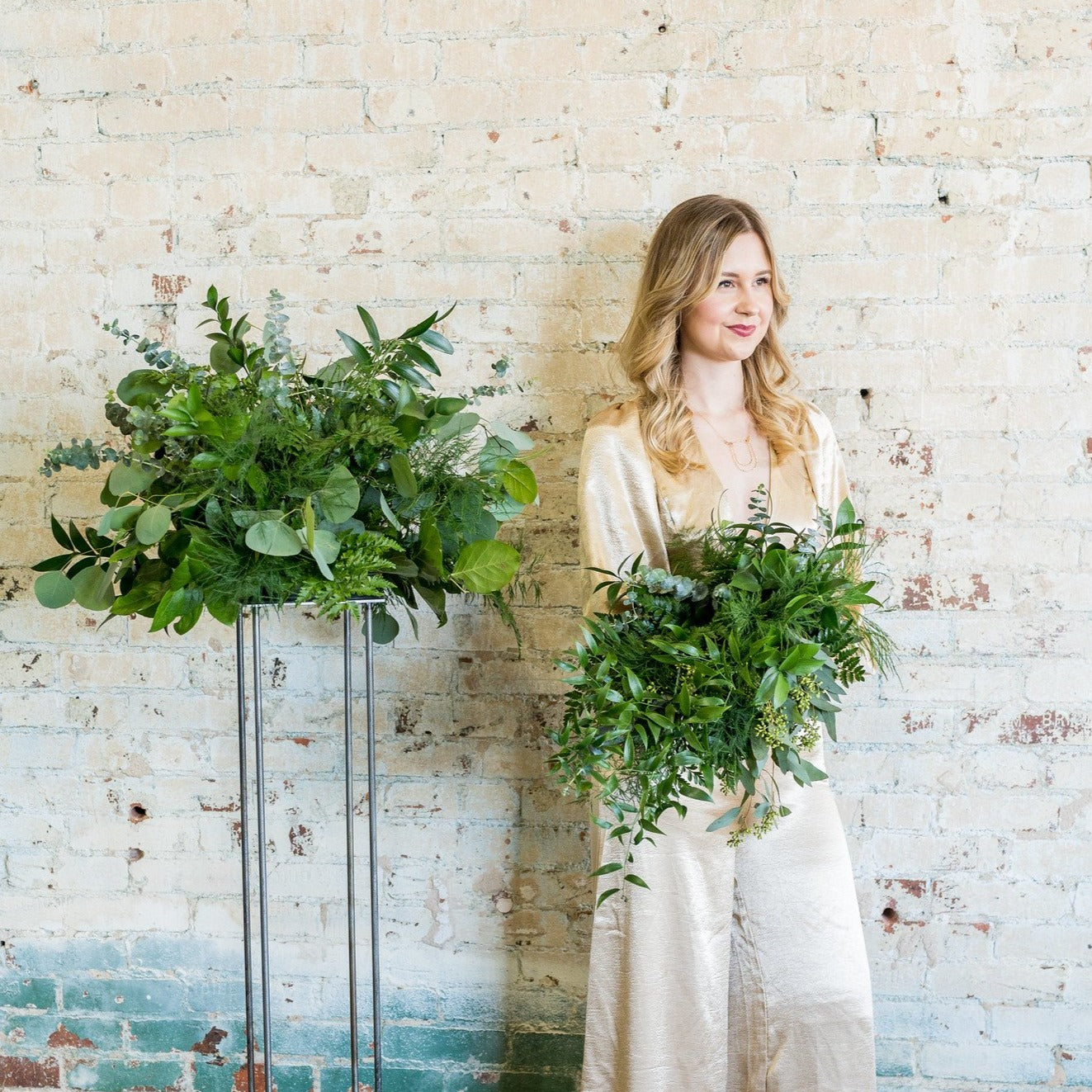 Greenery Only Full DIY Bridal and 4-5 Bridesmaid Bouquets
