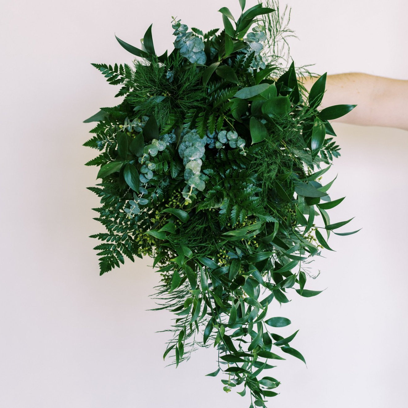 Greenery Only Full DIY Bridal and 4-5 Bridesmaid Bouquets