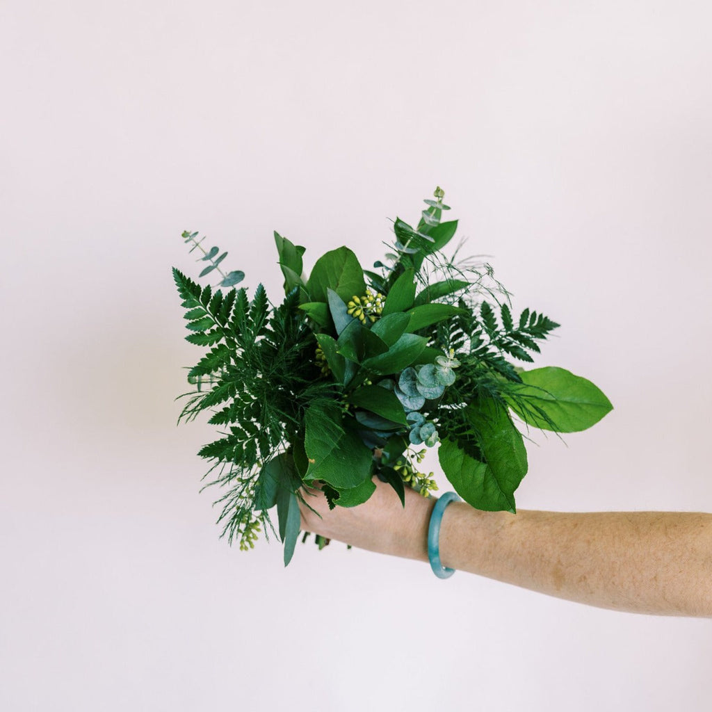 Greenery Only Full DIY Bridal and 4-5 Bridesmaid Bouquets