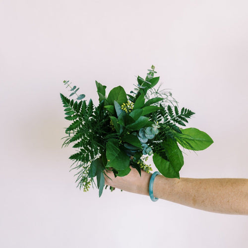 Greenery Only Full DIY Bridal and 4-5 Bridesmaid Bouquets