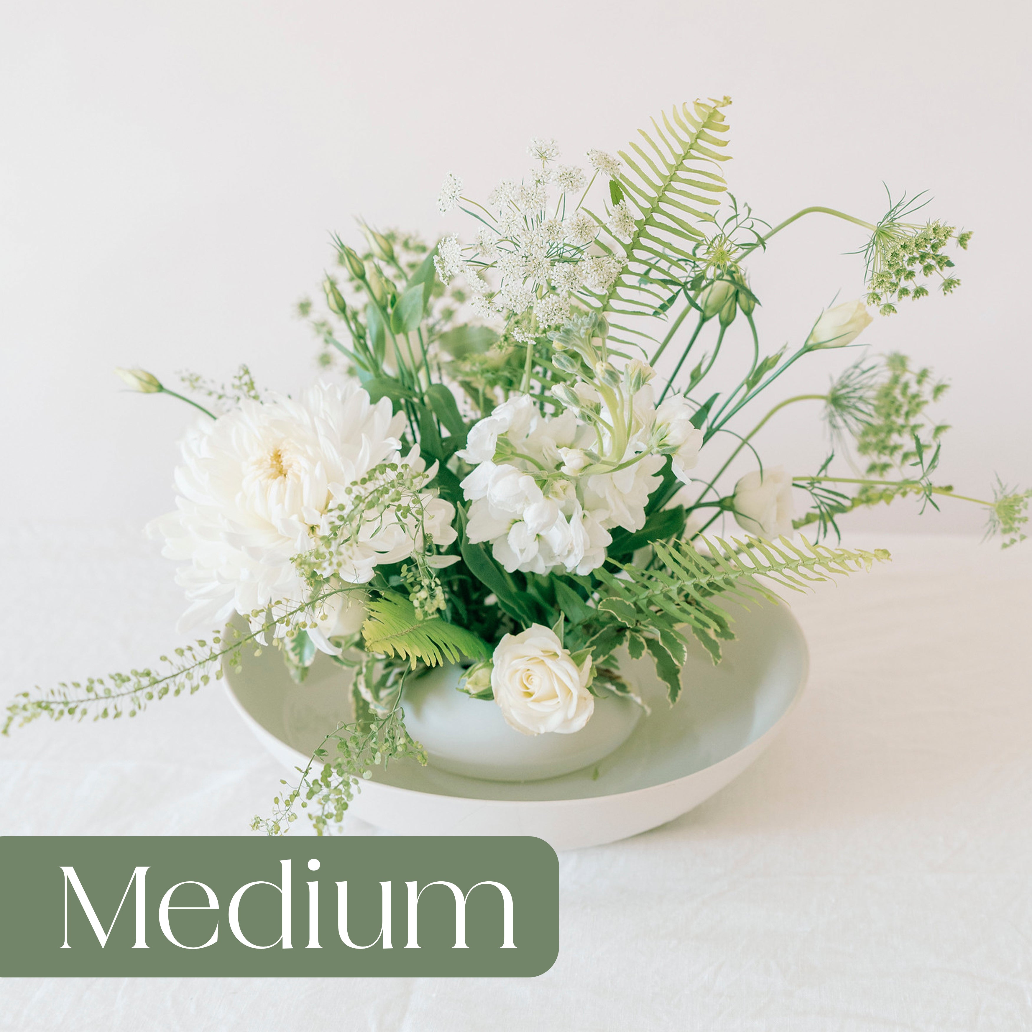 White Wildflower Whimsy Full DIY - Medium Package